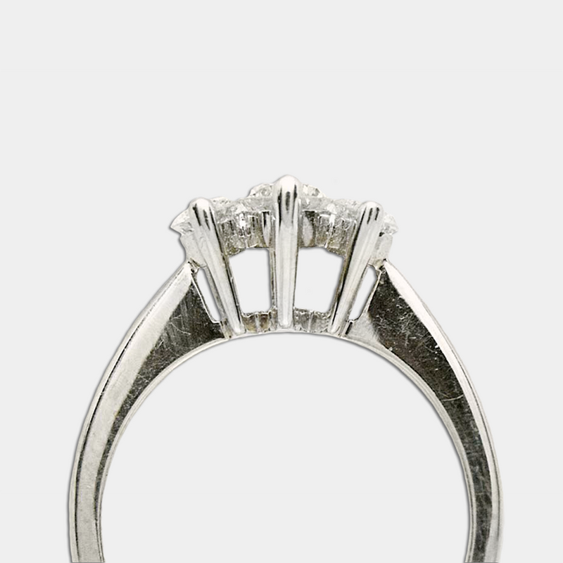 Elegant Three Diamond Ring