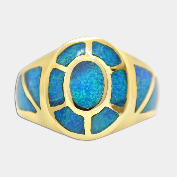 Synthetic Opal Ring