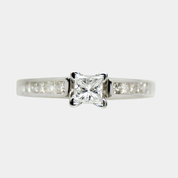Princess Diamond Ring Set
