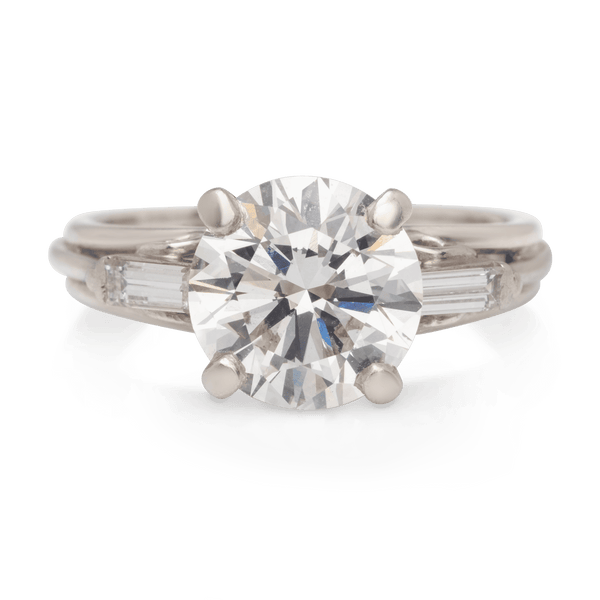Platinum Diamond Birks Ring