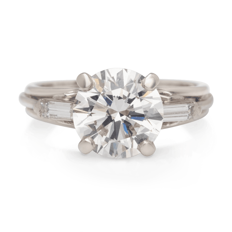 Platinum Diamond Birks Ring