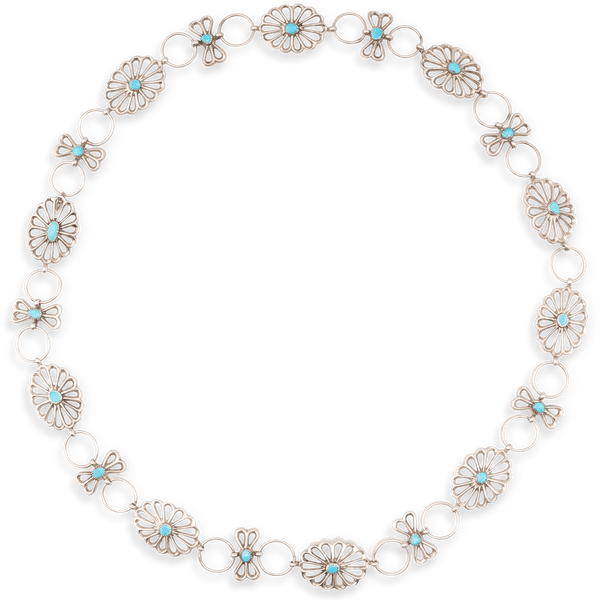 Silver Turquoise Belt