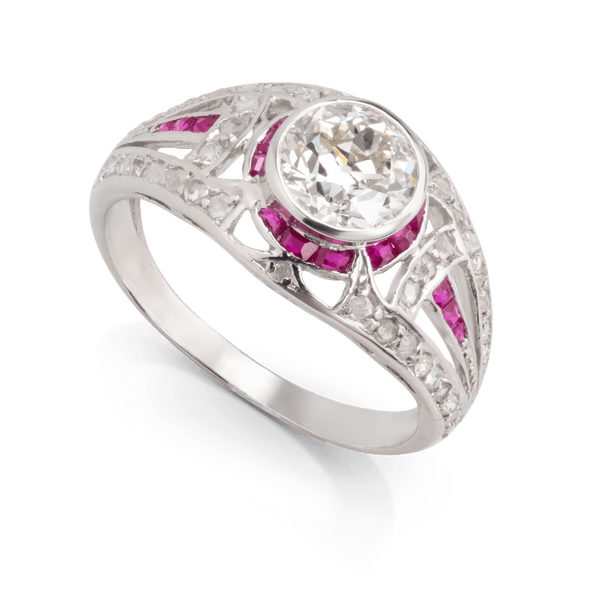 Diamond & Ruby Ring