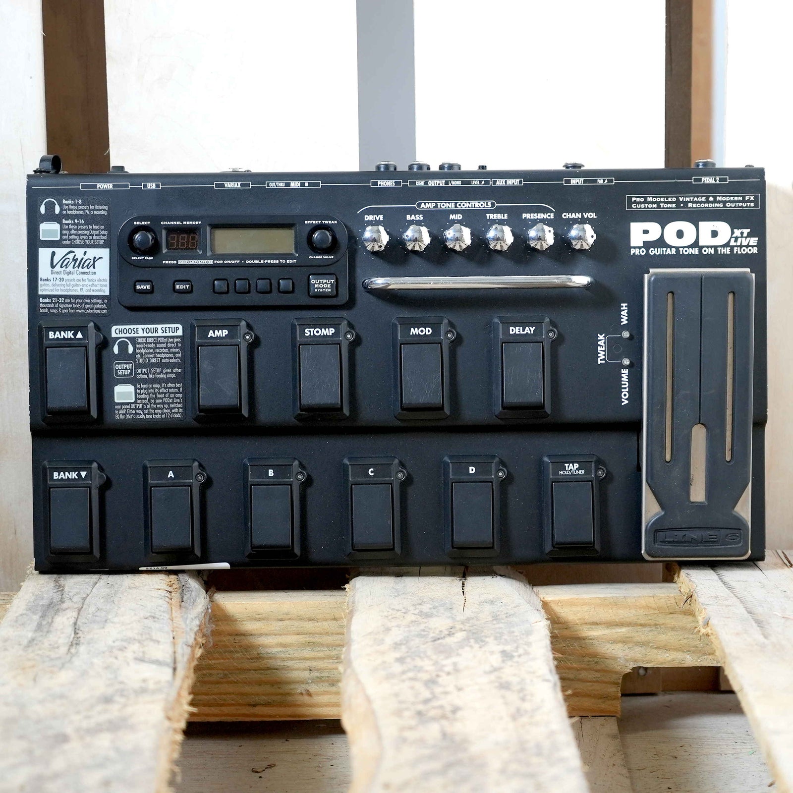 Line 6 POD XT Live Pedalboard – McTamney's