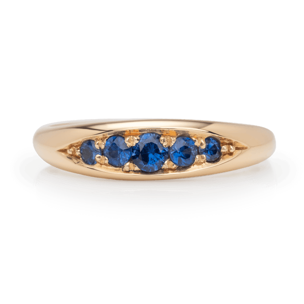 Yellow Gold Sapphire Ring