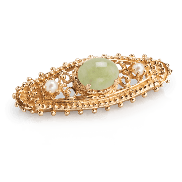 Jadeite Brooch