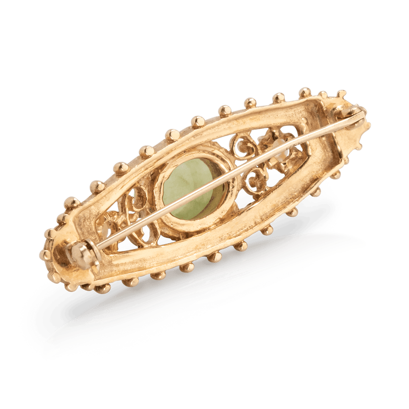 Jadeite Brooch