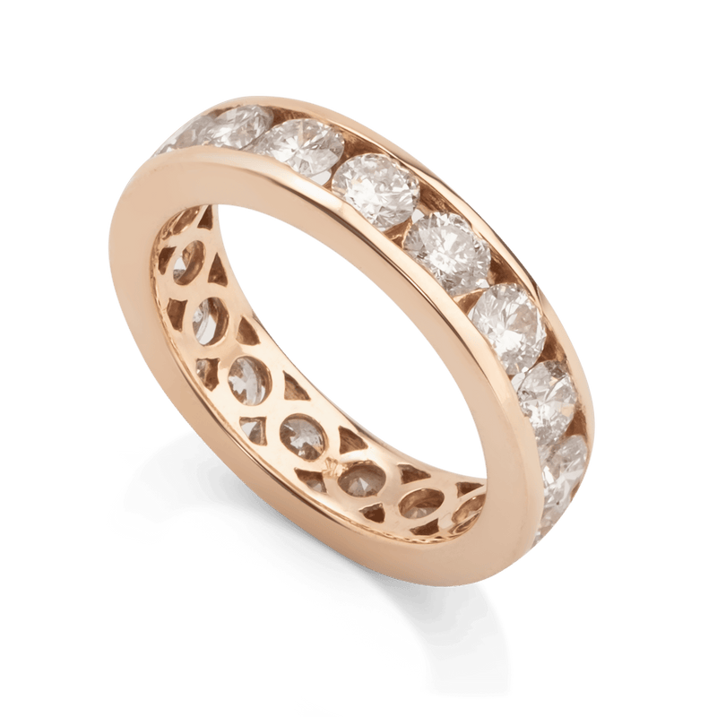 Rose Gold Diamond Eternity Ring