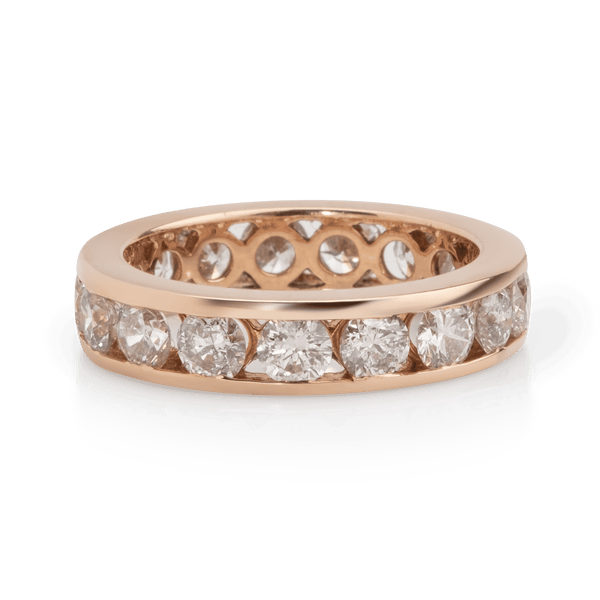 Rose Gold Diamond Eternity Ring