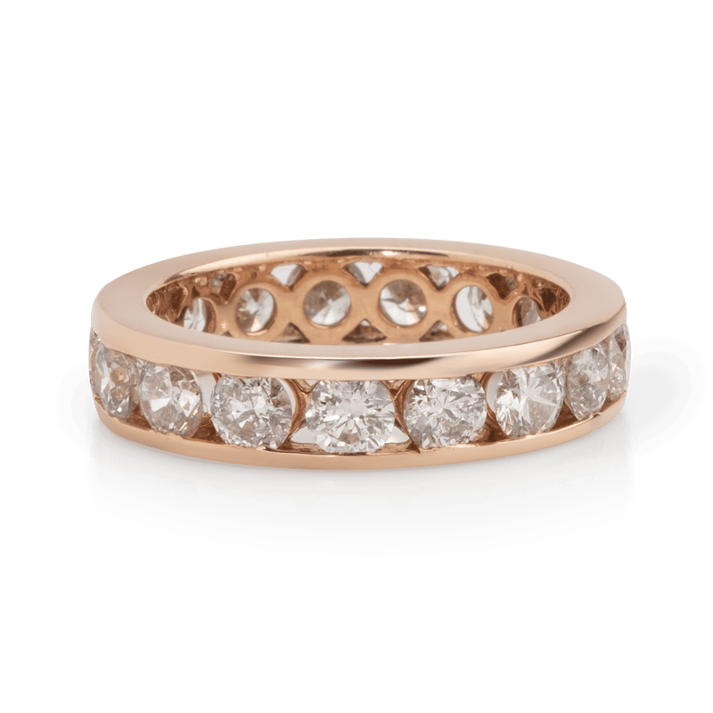Rose Gold Diamond Eternity Ring