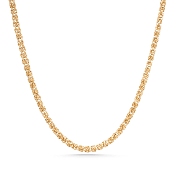 Yellow Gold Byzantine Chain