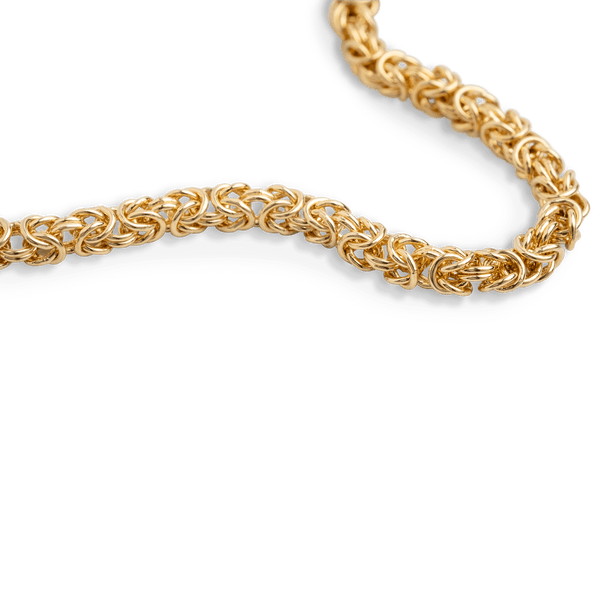 Yellow Gold Byzantine Chain