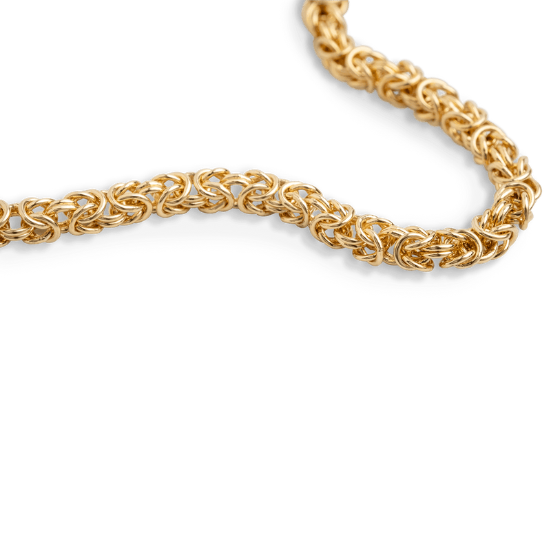 Yellow Gold Byzantine Chain