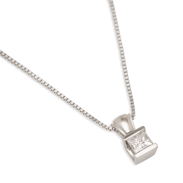 White Gold Diamond Pendent
