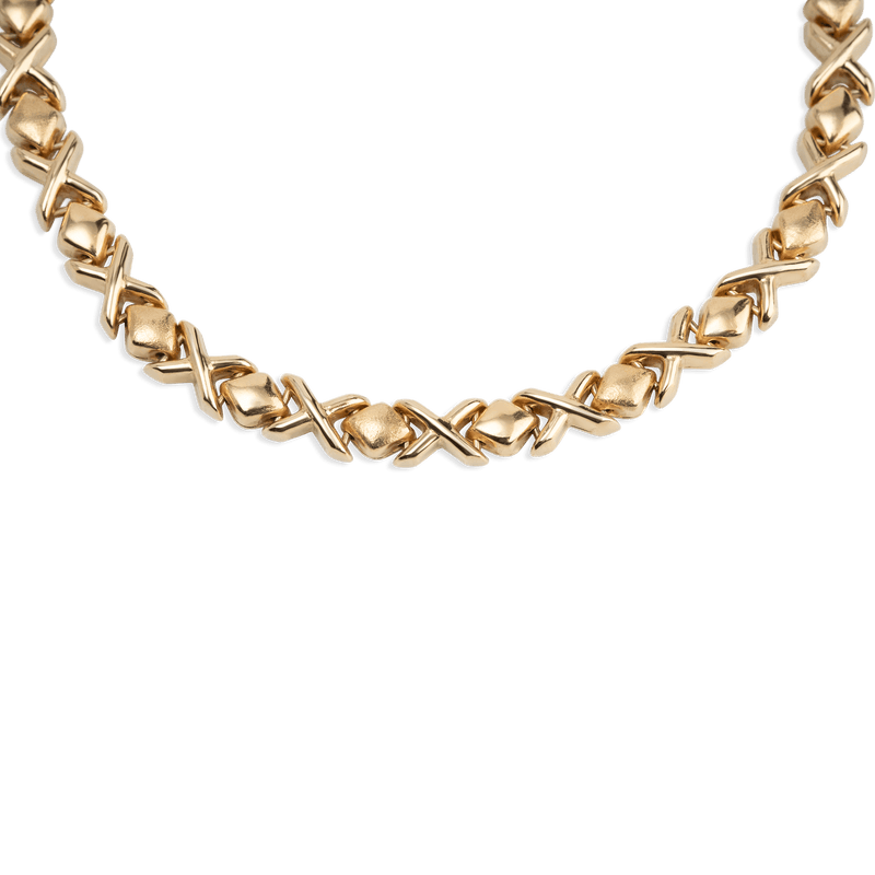 Yellow Gold X’s & O’s Bracelet