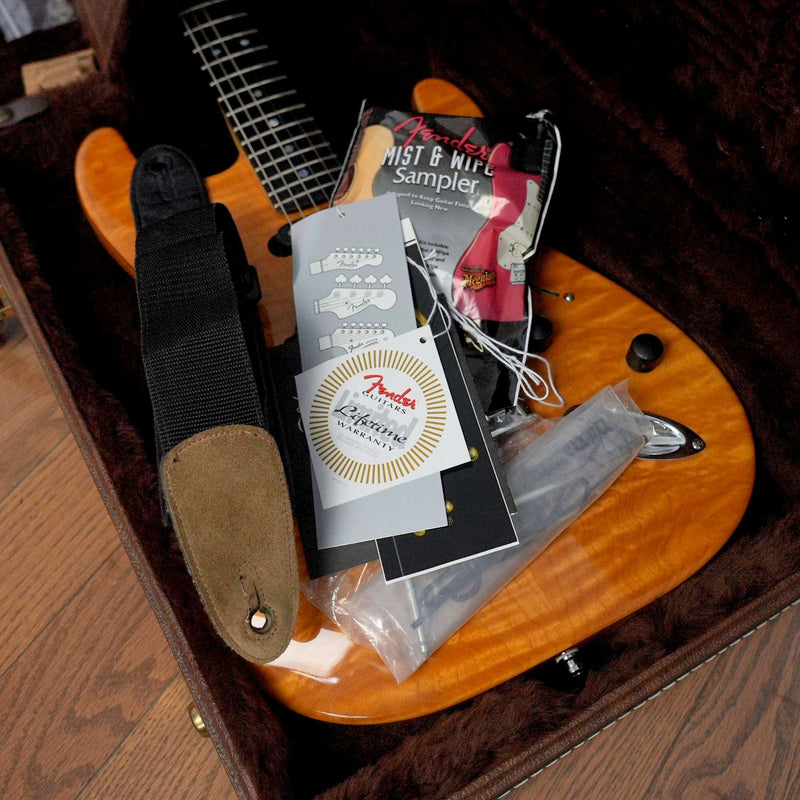 Fender American Deluxe Stratocaster QMT HSS Electric Guitar