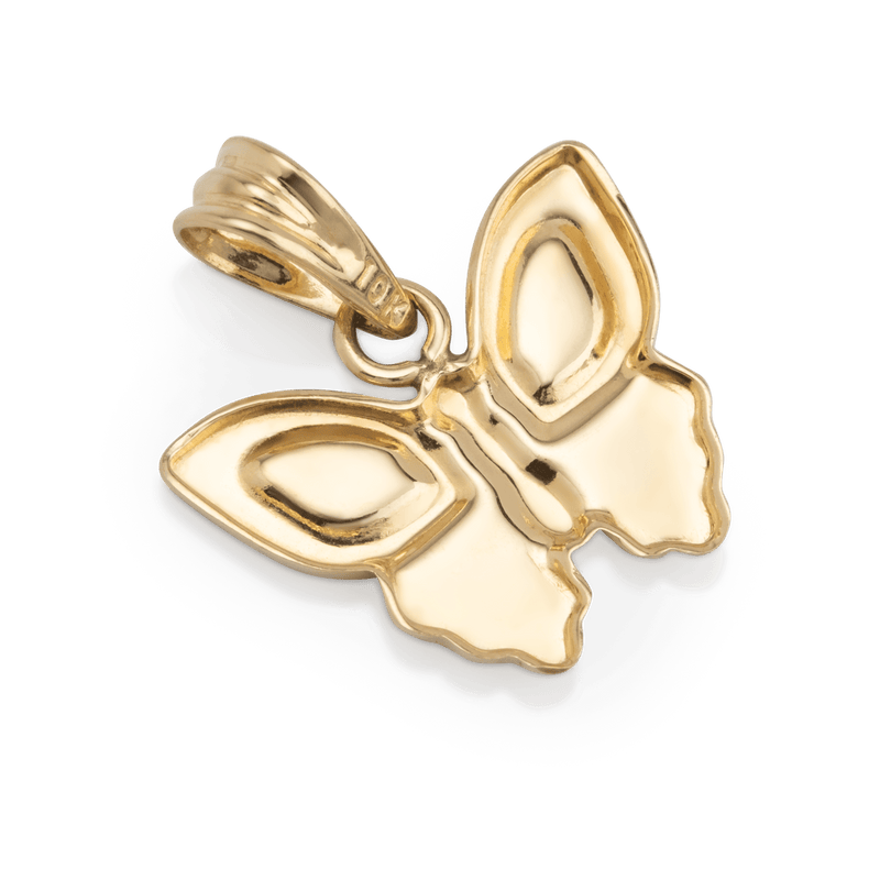 Tri Colour Butterfly Pendent
