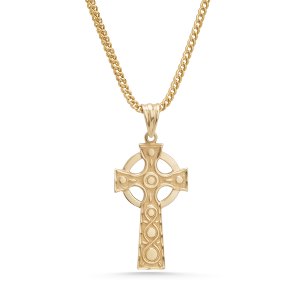 Yellow Gold Celtic Cross