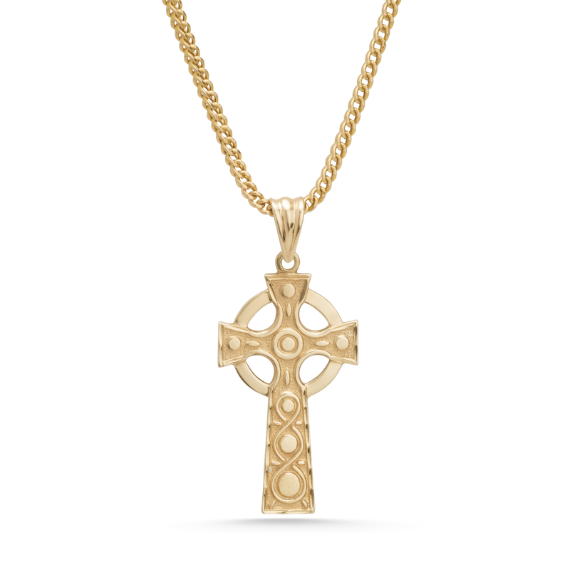 Yellow Gold Celtic Cross