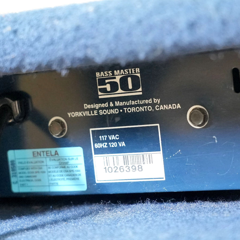 Yorkville Bass Master 50 Combo Amplifier