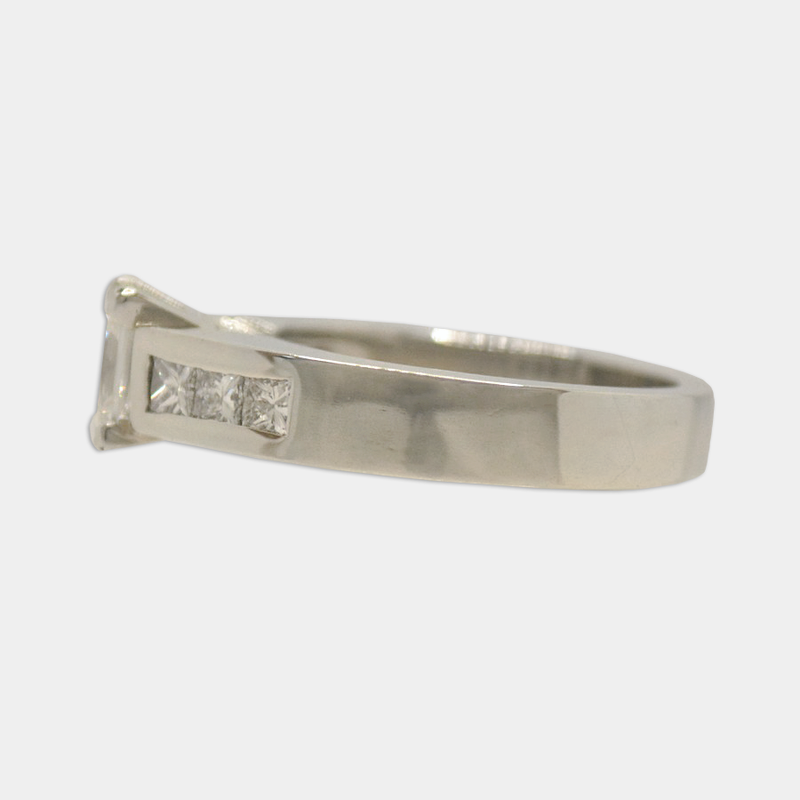 1.00 Carat Princess Diamond Ring