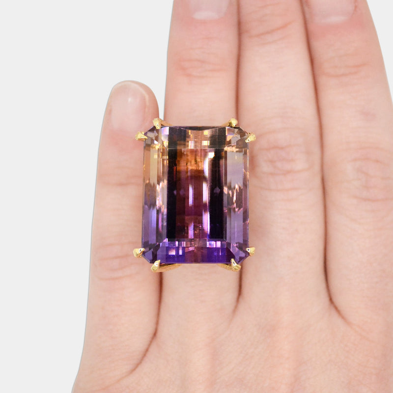 Ametrine Cocktail Ring