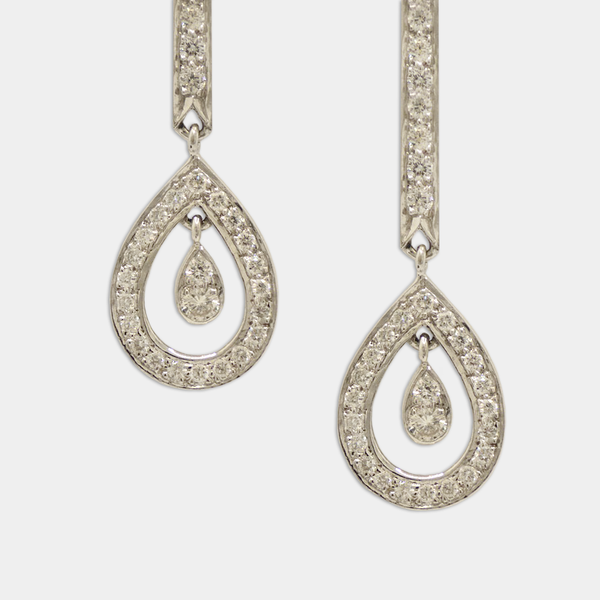 Fancy Diamond Drop Earrings