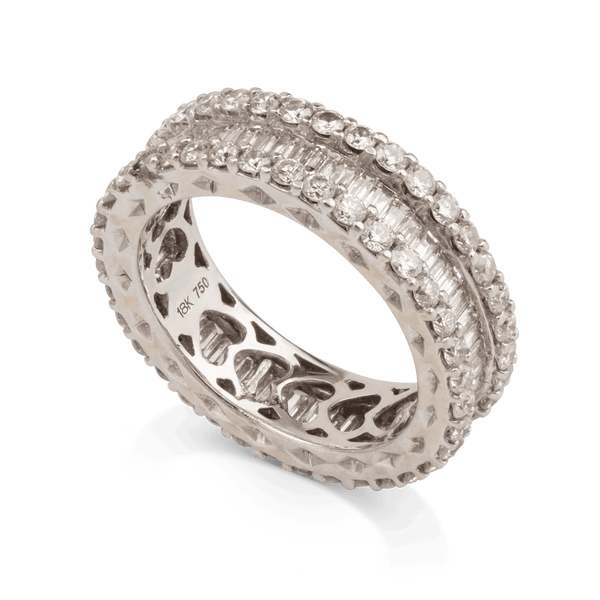 White Gold Eternity Diamond Ring