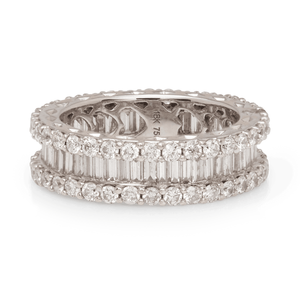 White Gold Eternity Diamond Ring