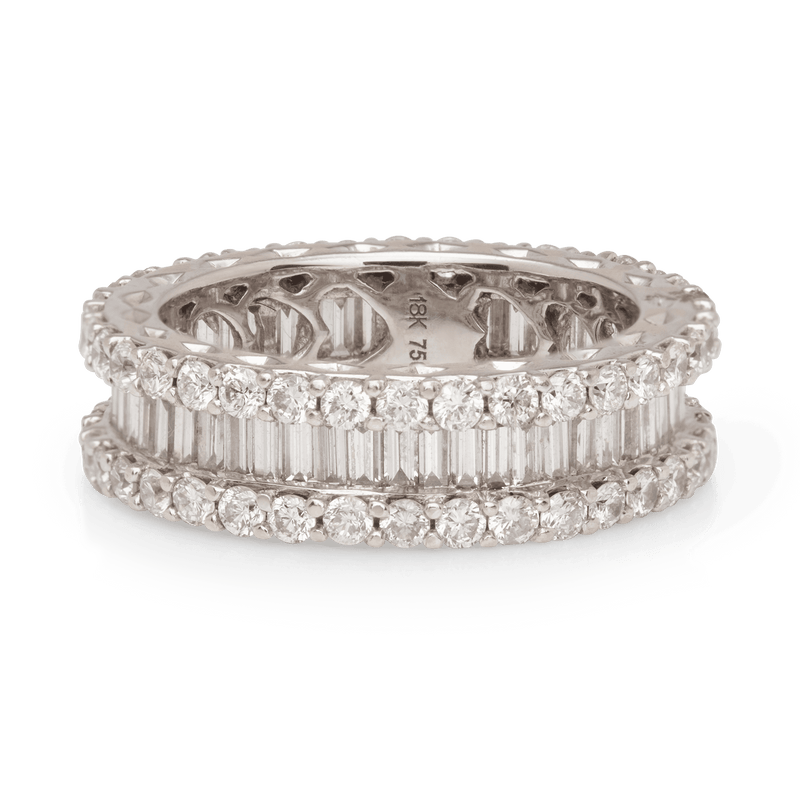 White Gold Eternity Diamond Ring