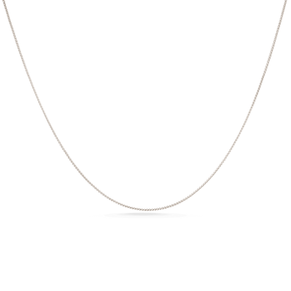 White Gold Wheat Chain