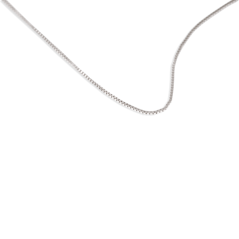 White Gold Box Chain
