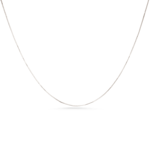White Gold Box Chain