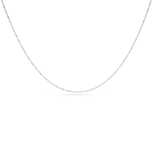 White Gold Singapore Chain
