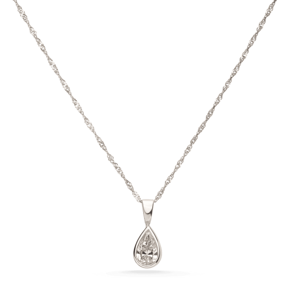 White Gold Diamond Pendent