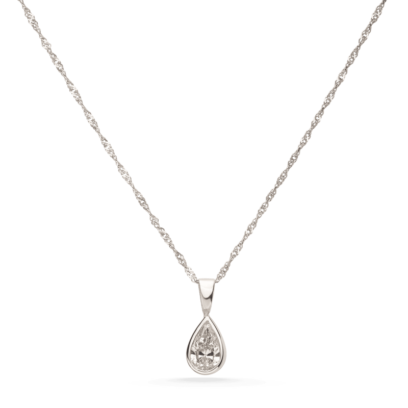 White Gold Diamond Pendent