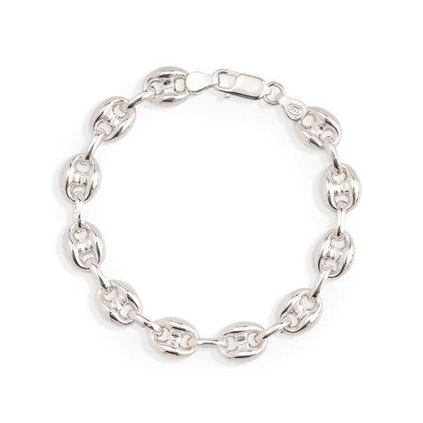 Silver Gucci Link Bracelet