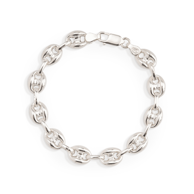Silver Gucci Link Bracelet