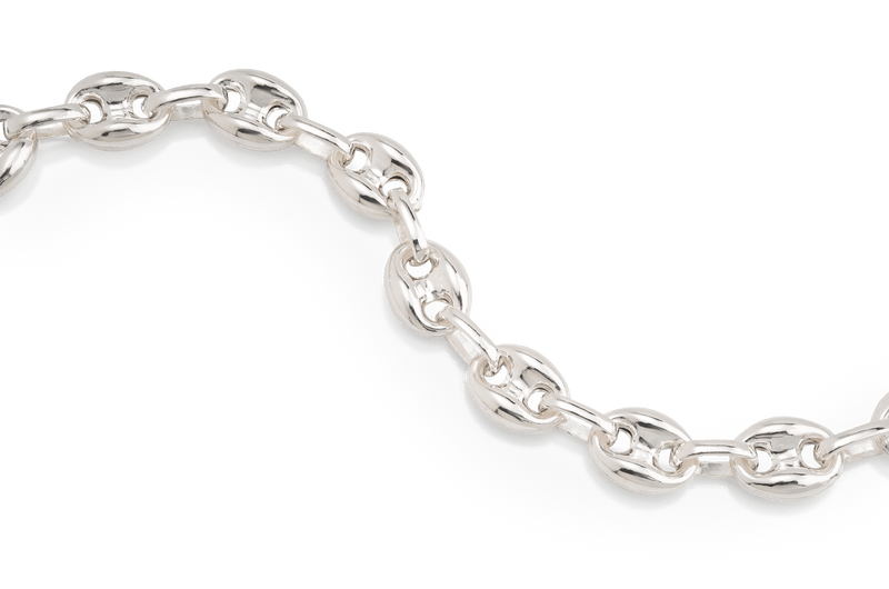 Silver Gucci Link Bracelet