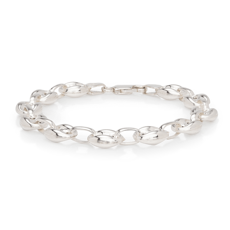 Silver Gucci Link Bracelet