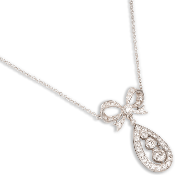 White Gold Diamond Necklace