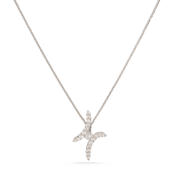 White Gold Diamond Slide Pendent