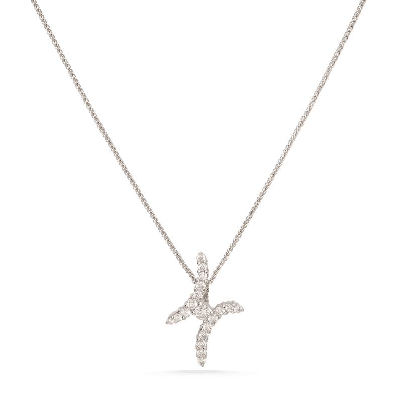 White Gold Diamond Slide Pendent