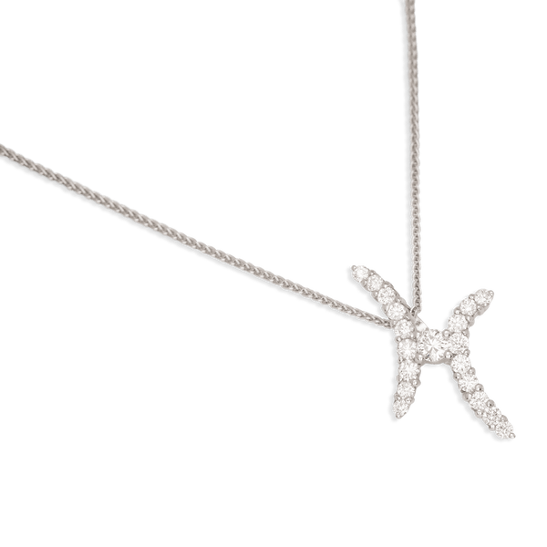 White Gold Diamond Slide Pendent