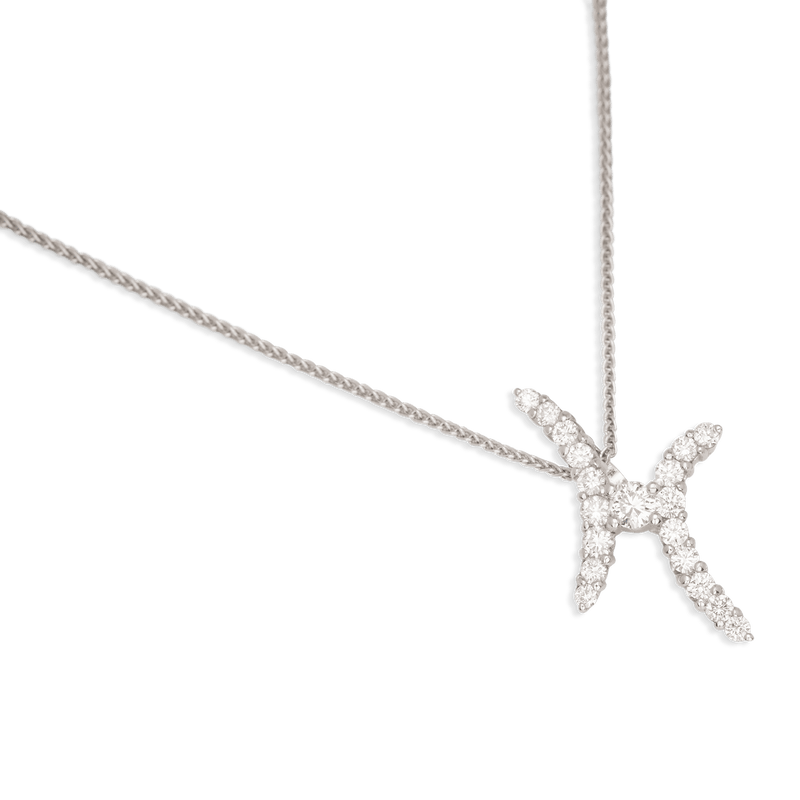 White Gold Diamond Slide Pendent