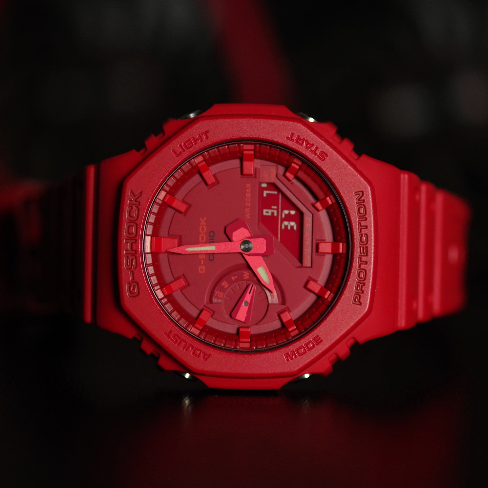 Casio G shock Ga 2100 4aer Watch Red
