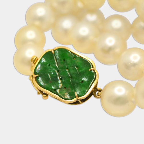 Jadeite Pearl Necklace
