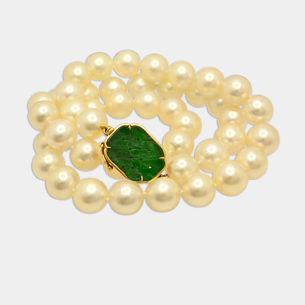 Jadeite Pearl Necklace