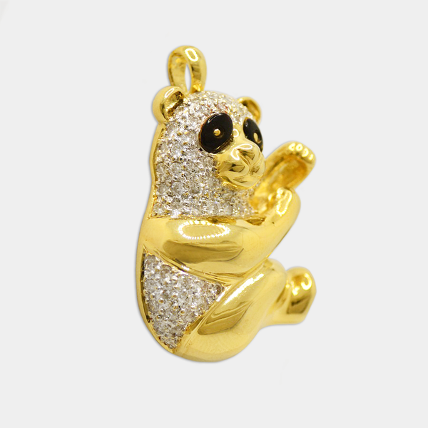 Diamond Panda Pendant