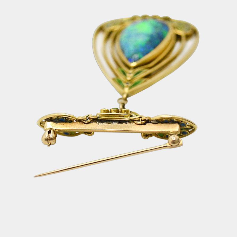 Tiffany & Co. Black Opal Brooch